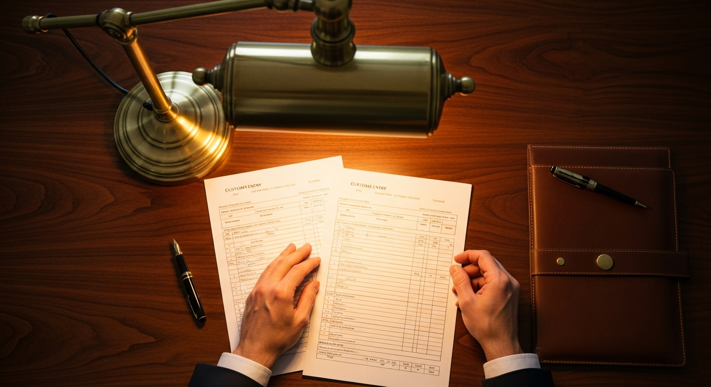 Customs paperwork review